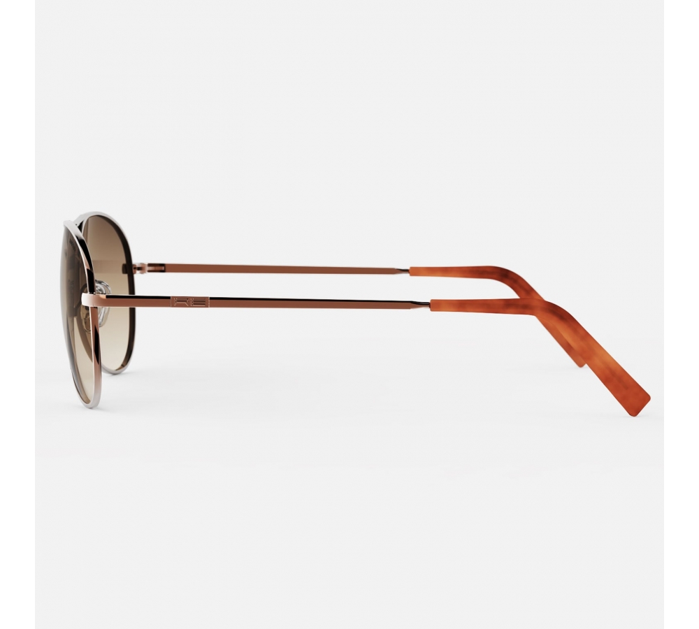 Randolph Amelia - 22k Chocolate Gold | Cape Sand (Polarized)