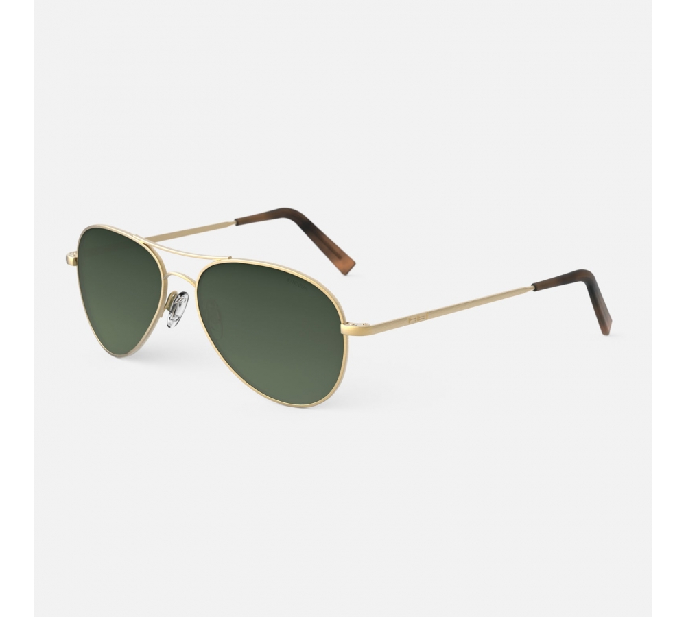 Randolph Amelia - 23k Satin Gold | Evergreen (Polarized)