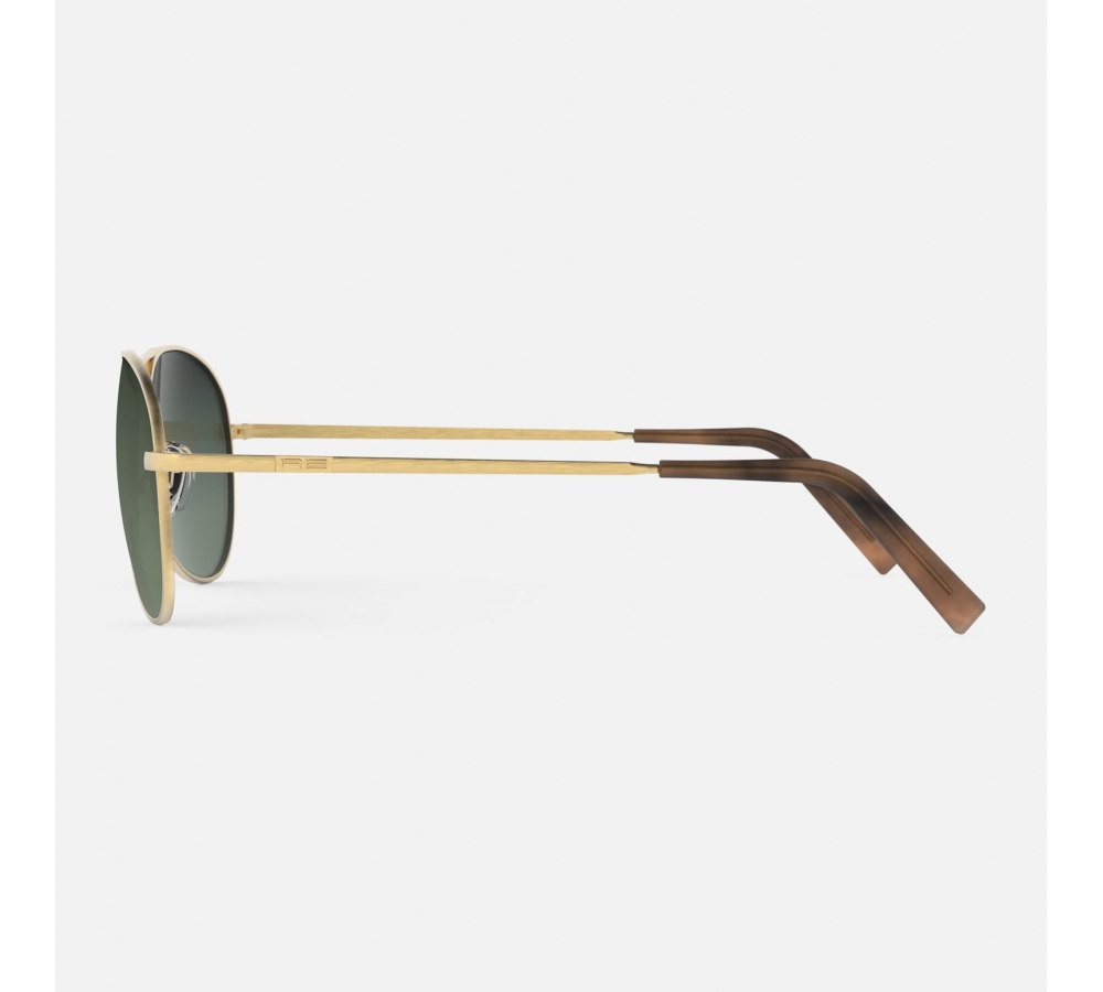 Randolph Amelia - 23k Satin Gold | Evergreen (Polarized)