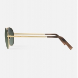 Randolph Amelia - 23k Satin Gold | Evergreen (Polarized)