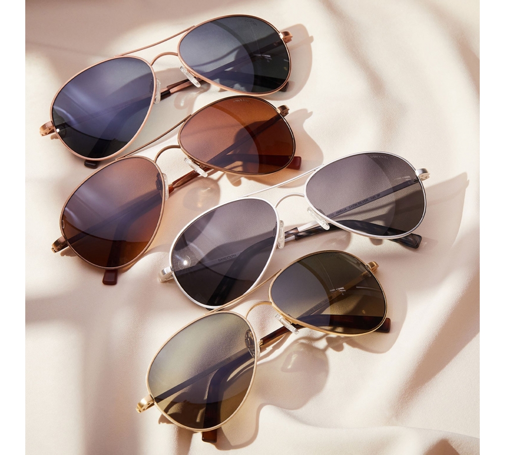 Randolph Amelia - 22k Satin Rose Gold | Slate (Polarized)
