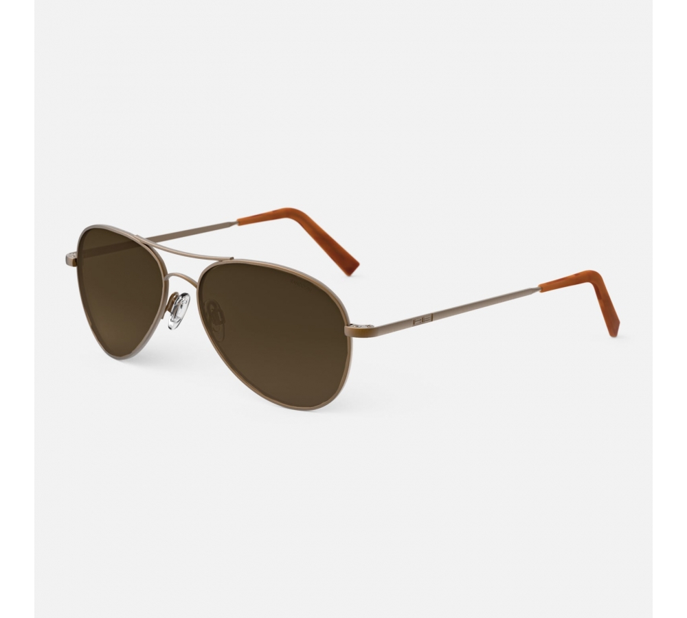 Randolph Amelia - 22k Satin Chocolate Gold | Cape Sand (Polarized)