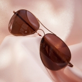 Randolph Amelia - 22k Satin Chocolate Gold | Cape Sand (Polarized)