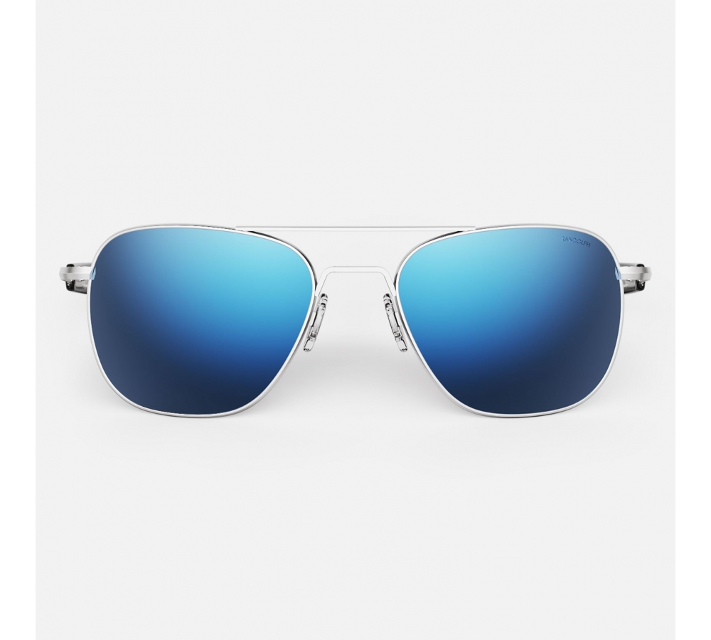 Aviator - Matte Chrome | Atlantic Blue