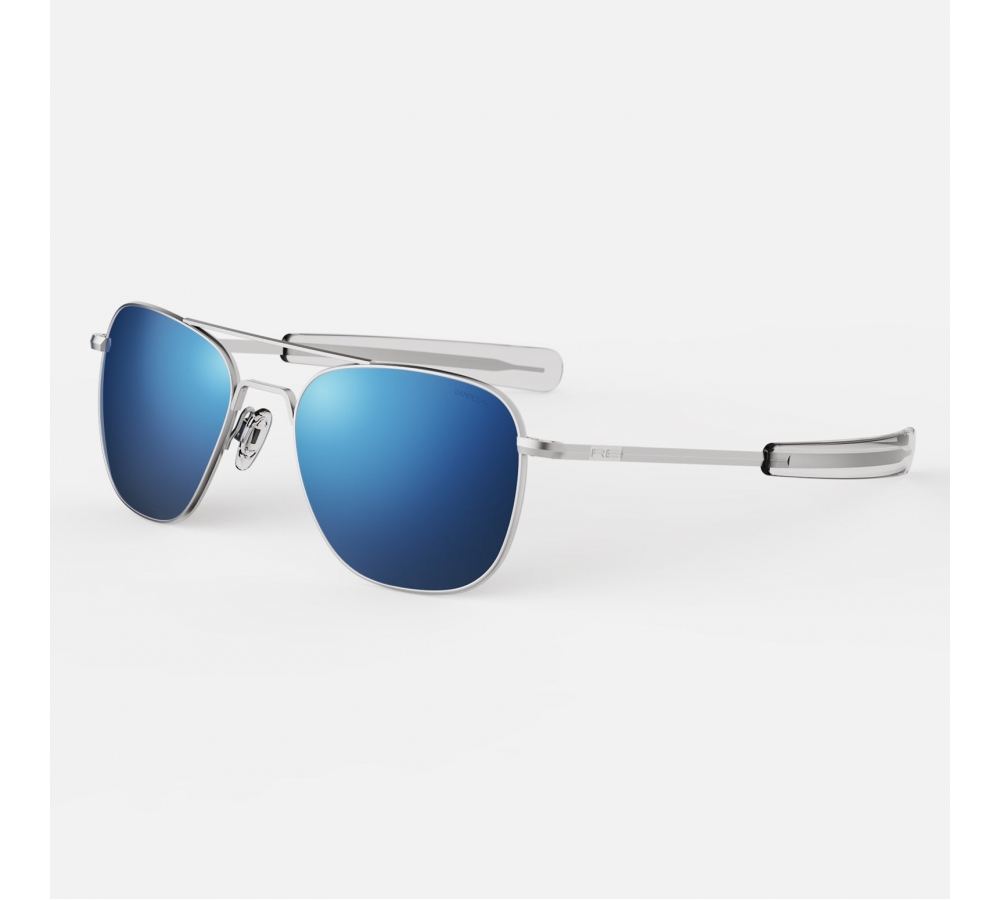Aviator - Matte Chrome | Atlantic Blue