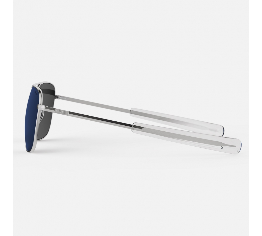 Aviator - Matte Chrome | Atlantic Blue