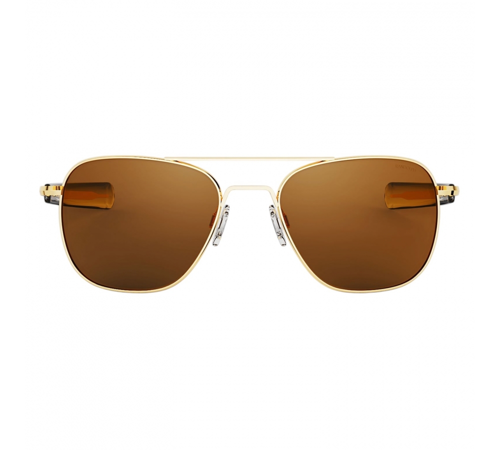Randolph Aviator - 23k Gold | American Tan