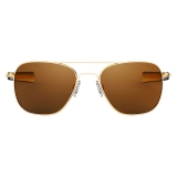 Randolph Aviator - 23k Gold | American Tan