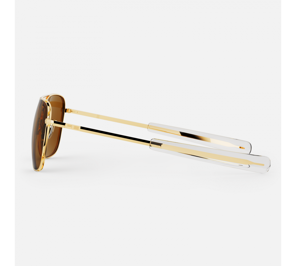 Randolph Aviator - 23k Gold | American Tan