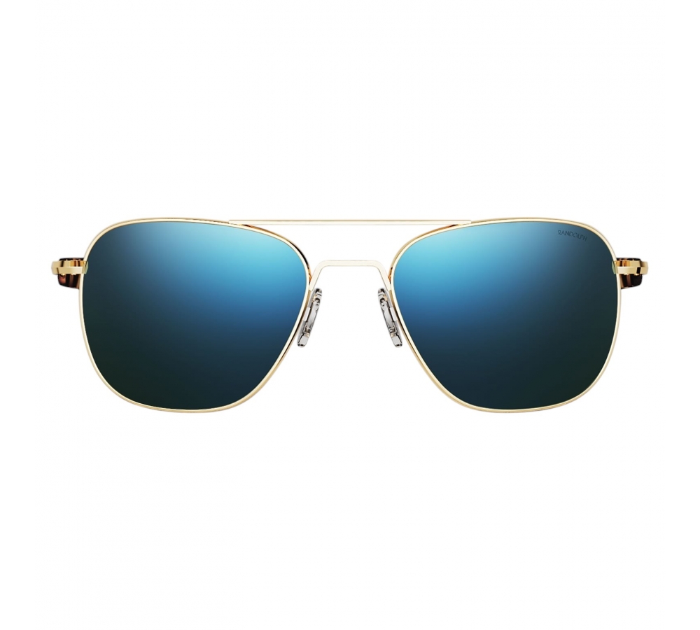 Randolph Aviator - 23k Gold | Cobalt (Polarized)