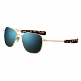 Randolph Aviator - 23k Gold | Cobalt (Polarized)
