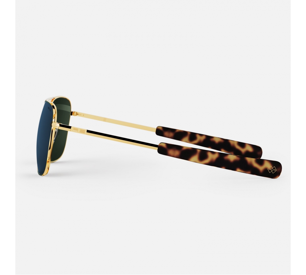 Randolph Aviator - 23k Gold | Cobalt (Polarized)