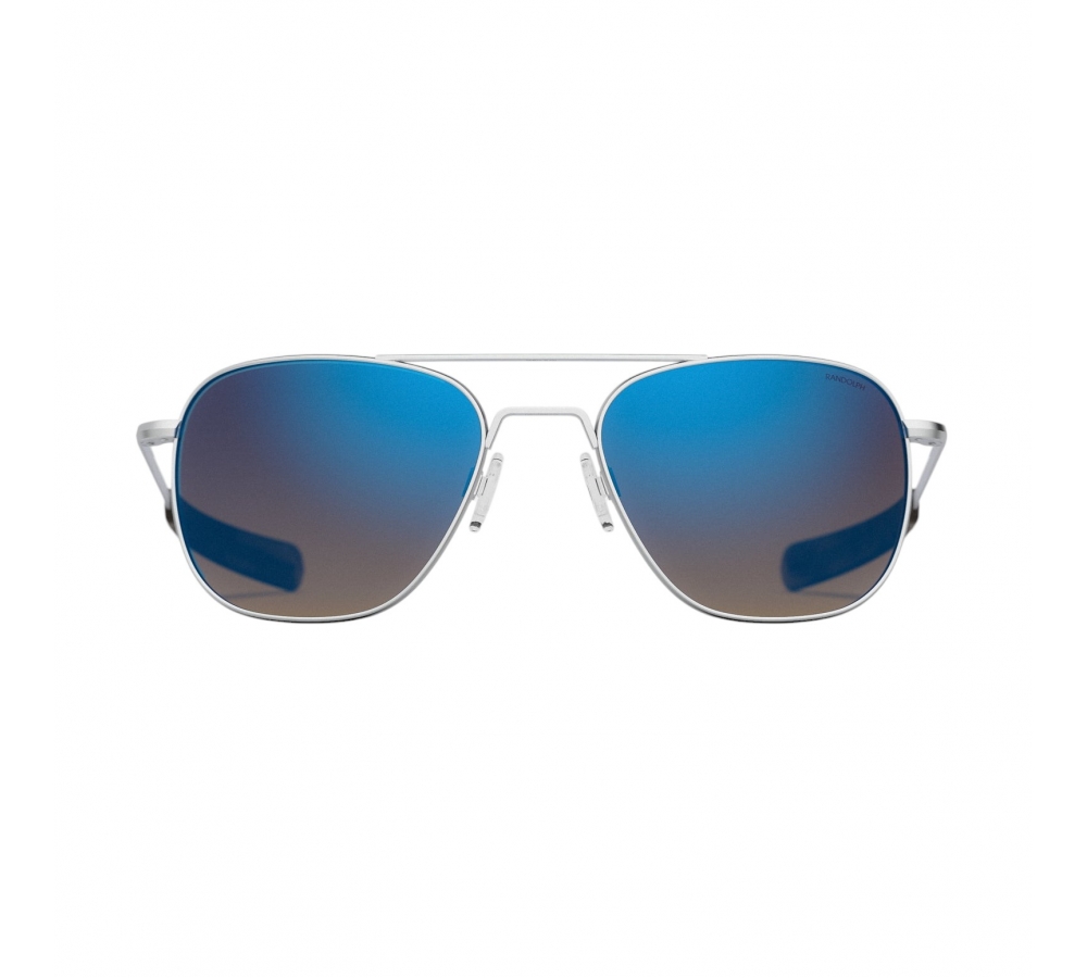 Randolph Aviator - Matte Chrome | Northern Lights (Polarized)