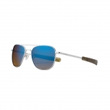 Randolph Aviator - Matte Chrome | Northern Lights (Polarized)