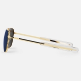 Randolph Aviator - 23k Gold | Atlantic Blue (Polarized)
