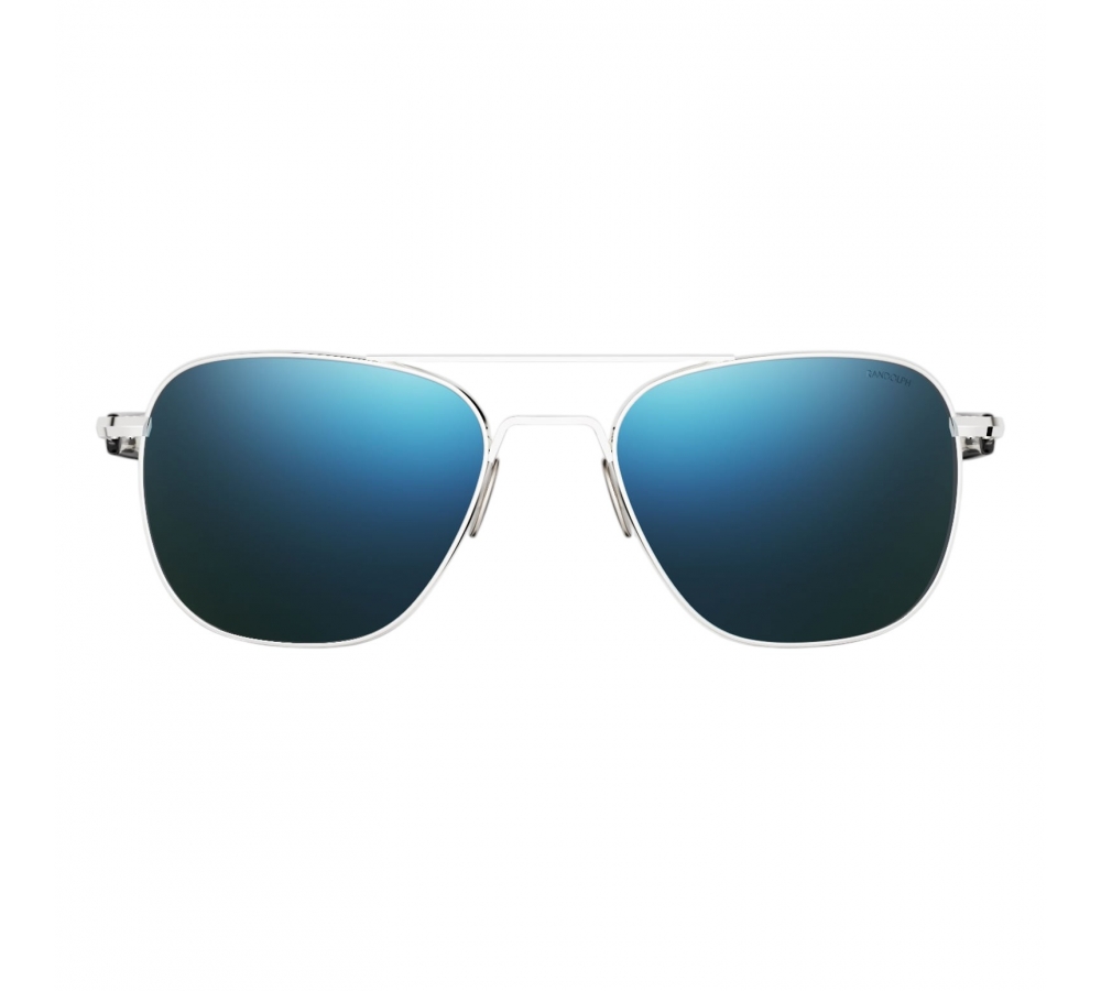 Randolph Aviator - 23k White Gold | Cobalt (Polarized)