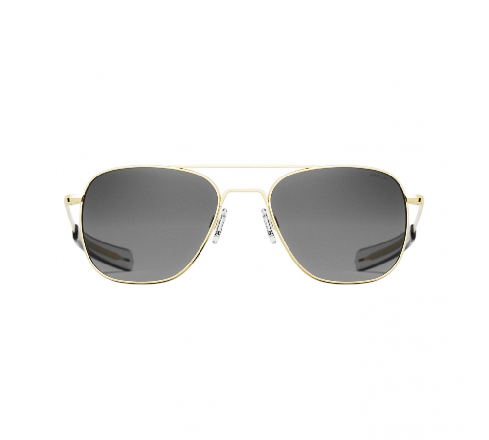 Randolph Aviator - 23k Gold | Coastal Gray