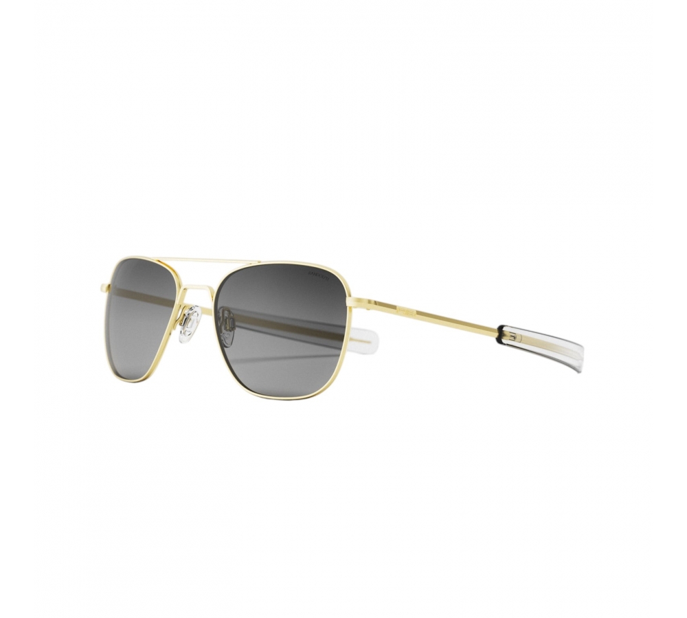Randolph Aviator - 23k Gold | Coastal Gray