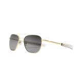 Randolph Aviator - 23k Gold | Coastal Gray