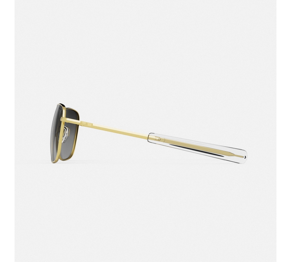 Randolph Aviator - 23k Gold | Coastal Gray