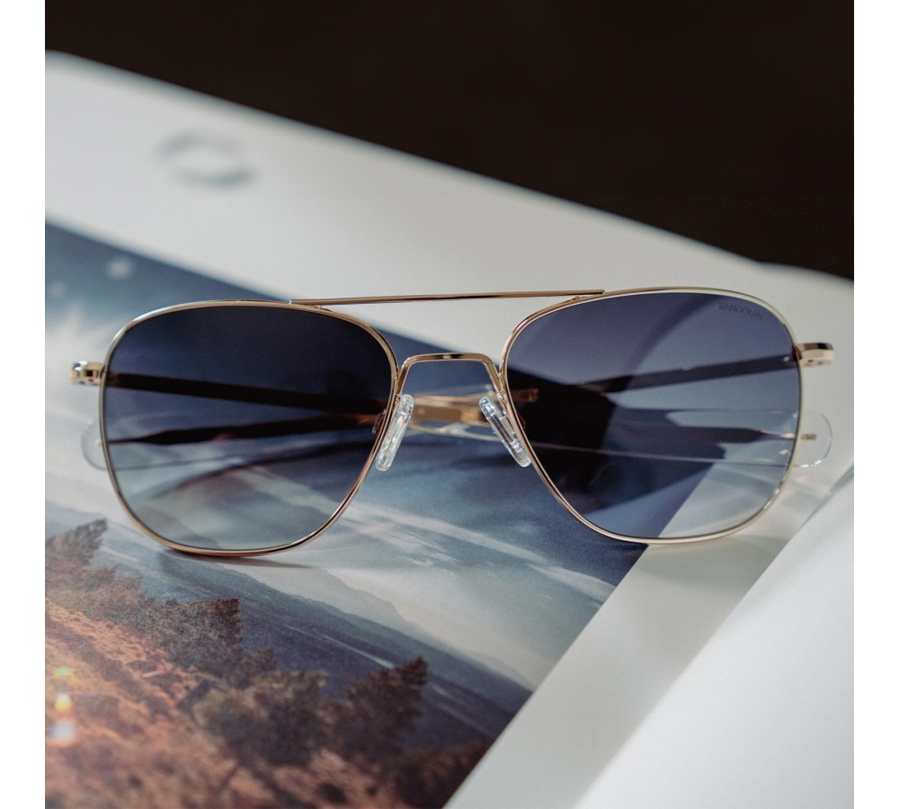 Randolph Aviator - 23k Gold | Slate