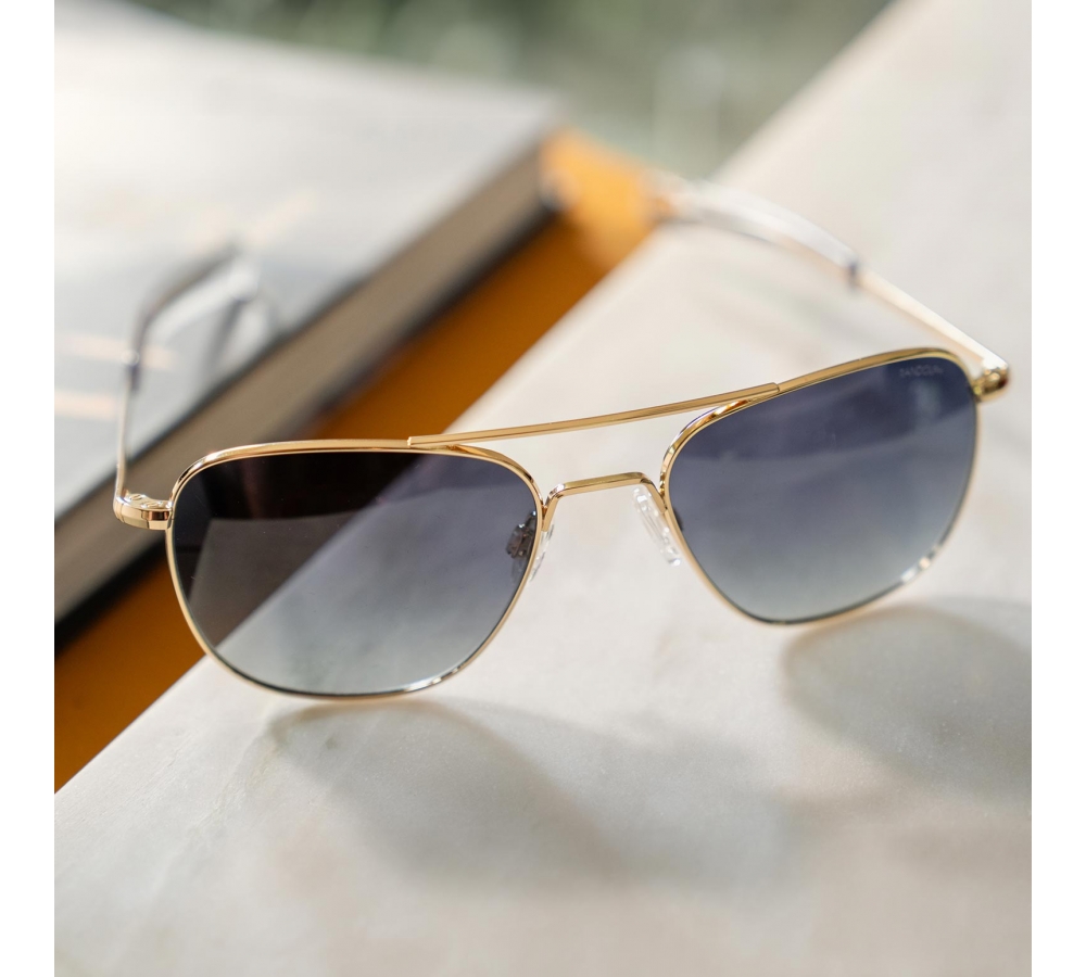 Randolph Aviator - 23k Gold | Slate