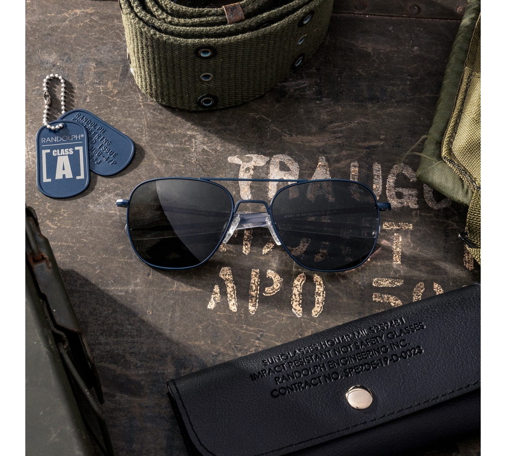 Randolph Class A Aviator - Navy | American Gray