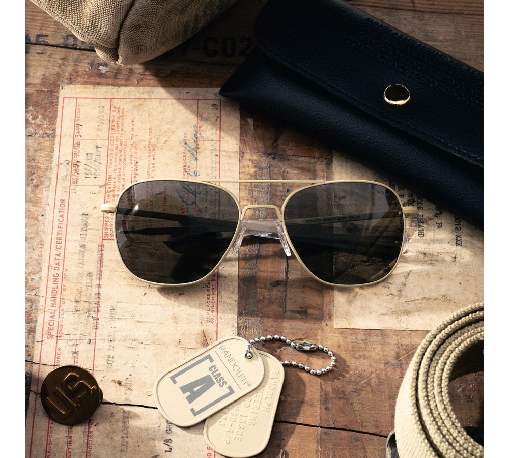 Randolph Class A Aviator - Desert Sand | American Gray