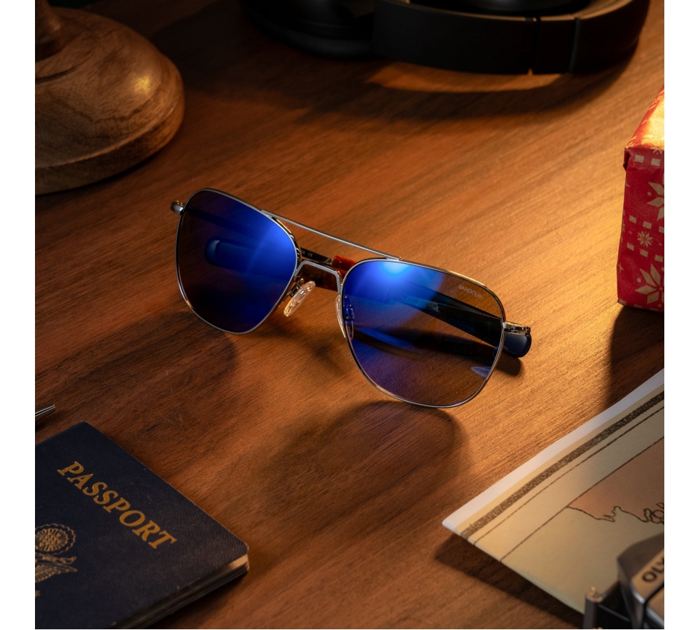 Randolph Aviator - Gunmetal | Atlantic Blue