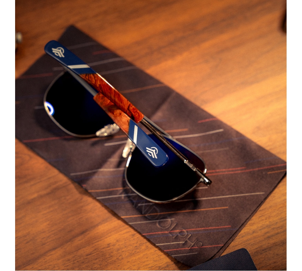 Randolph Aviator - Gunmetal | Atlantic Blue