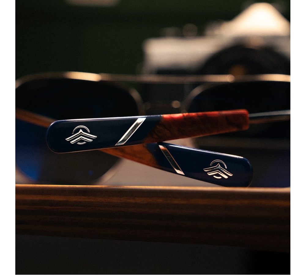 Randolph Aviator - Gunmetal | Atlantic Blue