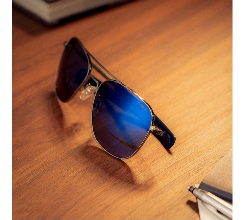 Randolph Aviator - Gunmetal | Atlantic Blue