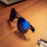 Randolph Aviator - Gunmetal | Atlantic Blue