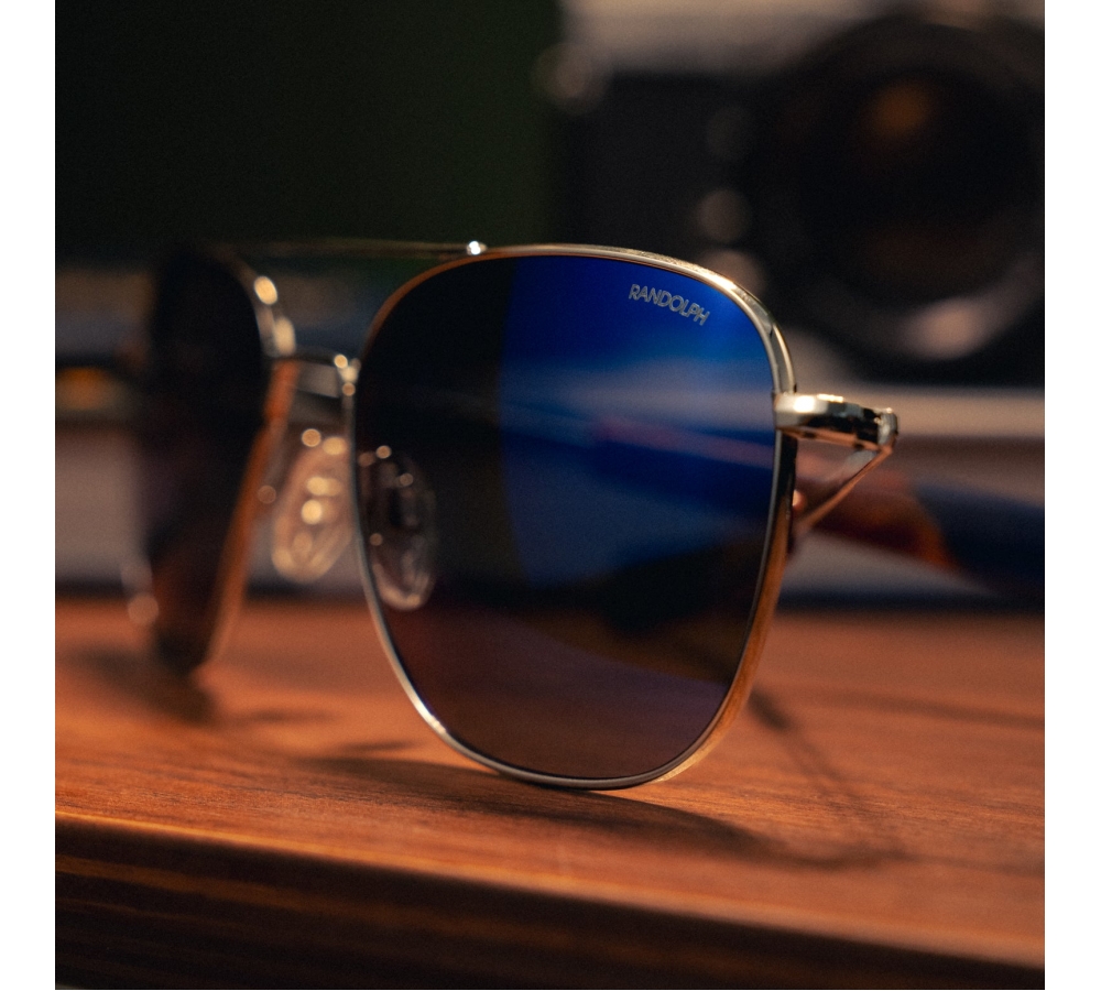 Randolph Aviator - Gunmetal | Atlantic Blue