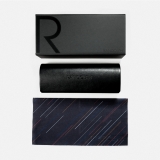 Randolph Aviator - 23k White Gold | American Gray with Jetway Temples