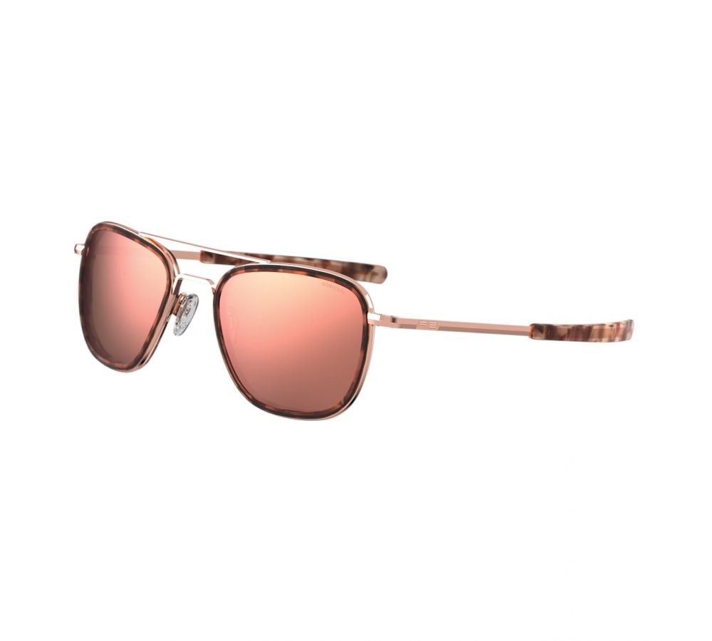 Randolph Aviator Fusion - 22k Rose Gold | Rose Tortoise Inlay | Rose Gold (Polarized)