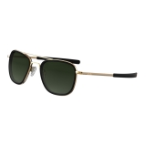 Randolph Aviator Fusion - 23k Gold | Matte Onyx Inlay | Evergreen (Polarized)