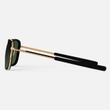 Randolph Aviator Fusion - 23k Gold | Matte Onyx Inlay | Evergreen (Polarized)