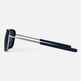 Randolph Aviator Fusion - Matte Chrome | Blue Sapphire Inlay | Slate (Polarized)