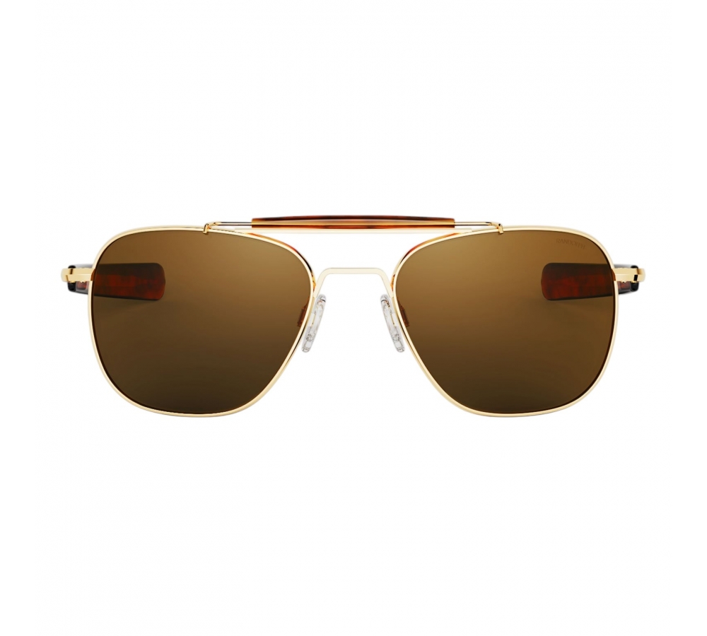 Randolph Aviator II - 23k Gold | American Tan (Polarized)