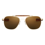 Randolph Aviator II - 23k Gold | American Tan (Polarized)