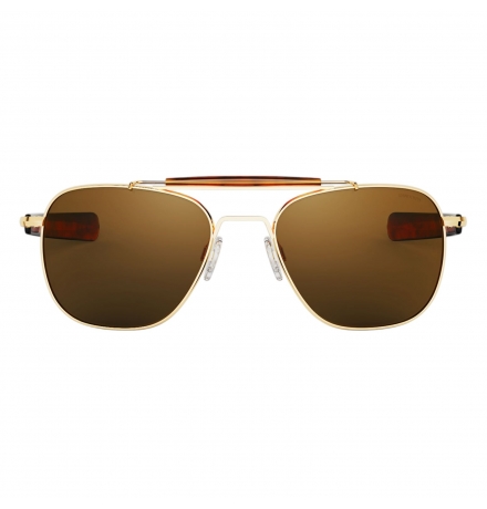 Randolph Aviator II - 23k Gold | American Tan (Polarized)