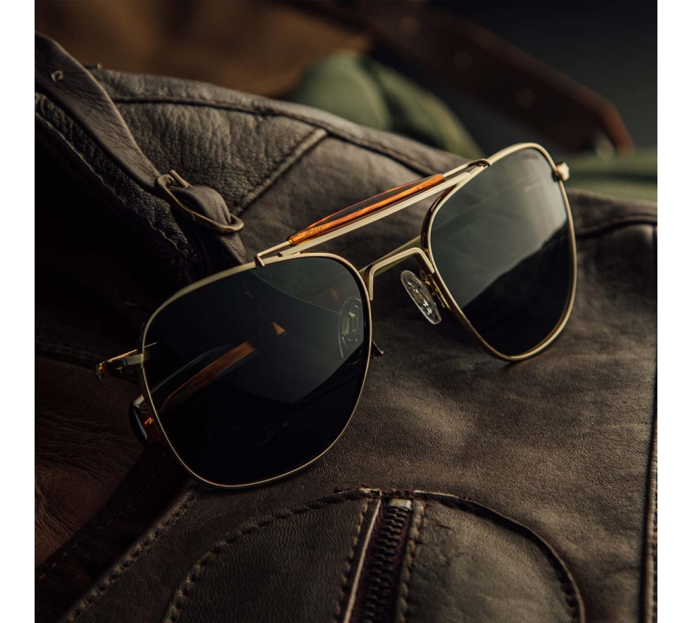 Randolph Aviator II - 23k Gold | American Tan (Polarized)