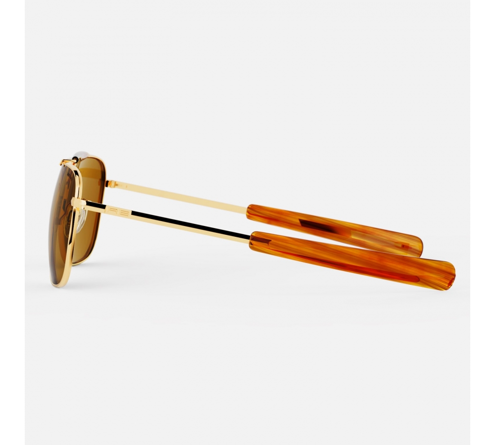 Randolph Aviator II - 23k Gold | American Tan (Polarized)