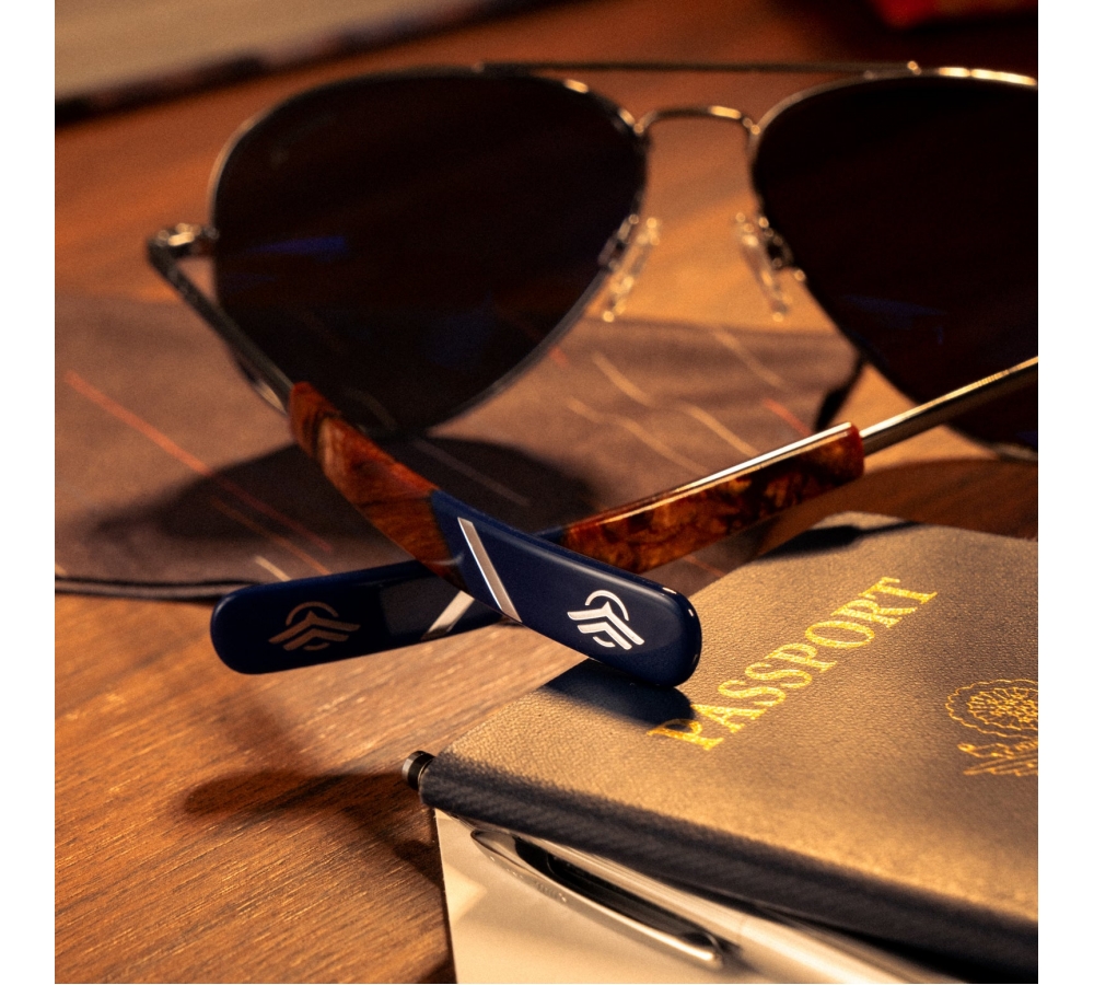 Randolph Concorde - Gunmetal | Atlantic Blue (Polarized)