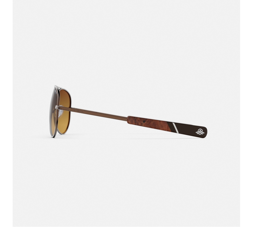 Randolph Concorde - 22k Chocolate Gold | Cape Sand (Polarized)