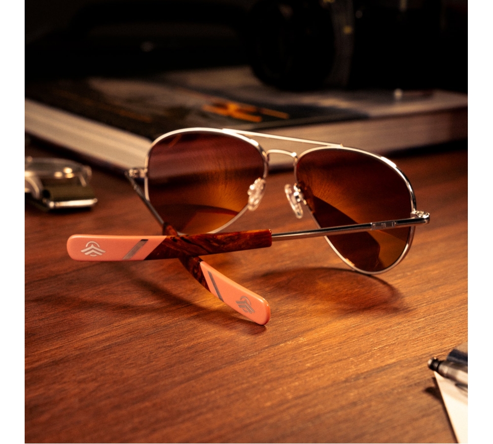 Randolph Concorde - 23k White Gold | Sunset Rose (Semi-Polarized)