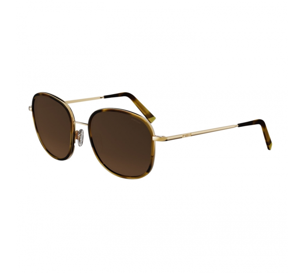 Randolph Elinor Fusion - 23k Gold | Dark Caramel Tortoise Inlay | Cape Sand (Polarized)