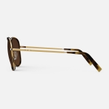 Randolph Elinor Fusion - 23k Gold | Dark Caramel Tortoise Inlay | Cape Sand (Polarized)