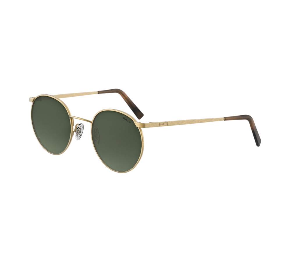 Randolph P3 - 23k Satin Gold | Evergreen (Polarized)